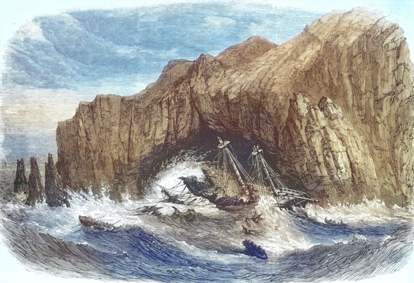 Torah shipwreck on the reefs of Formy-Spit near Liverpool
