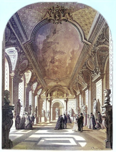 the restoration in the Louvre