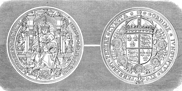 The seals of King Henry VIII