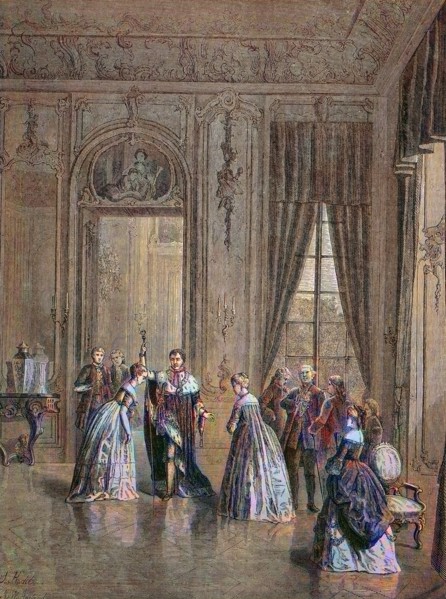 In the castle of Wilhelmsthal