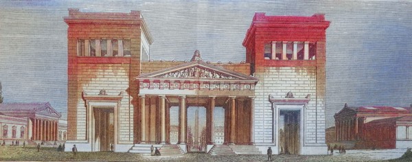 das Gebäude Propylaen in München