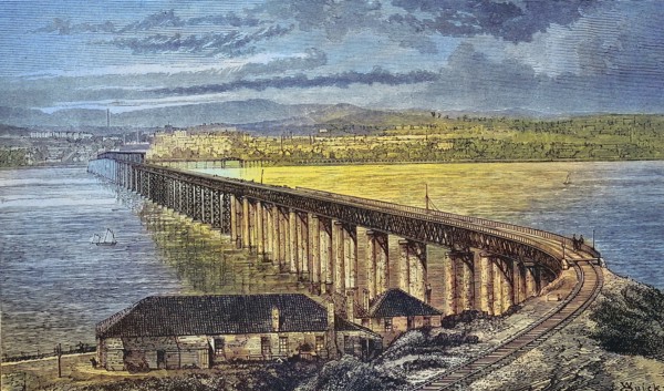 Taybridge bridge near Dundee