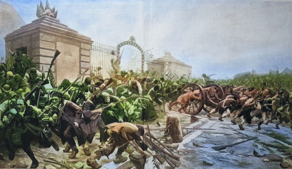 The storming of the Bastille on July 14