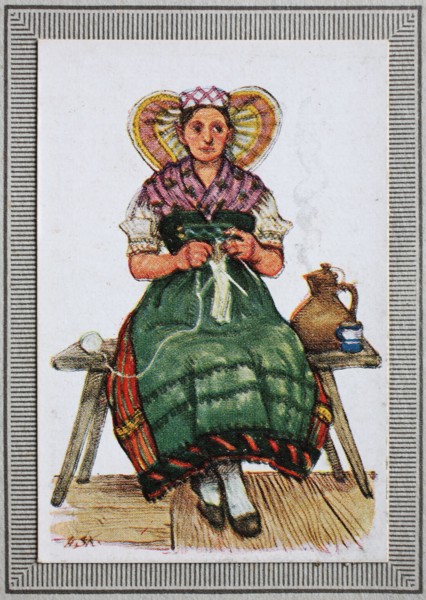 Traditional Costumes In Germany In The 19Th Century
