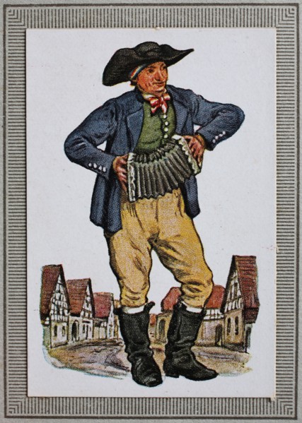 Traditional Costumes In Germany In The 19Th Century