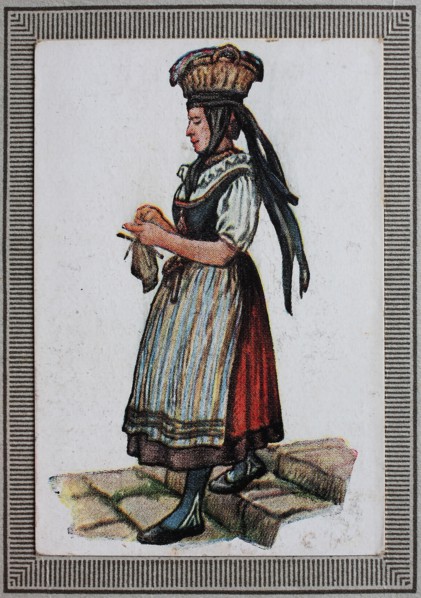 Traditional Costumes In Germany In The 19Th Century