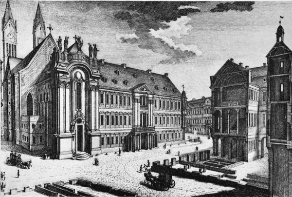 Historical View Of The Residence In Eichstätt