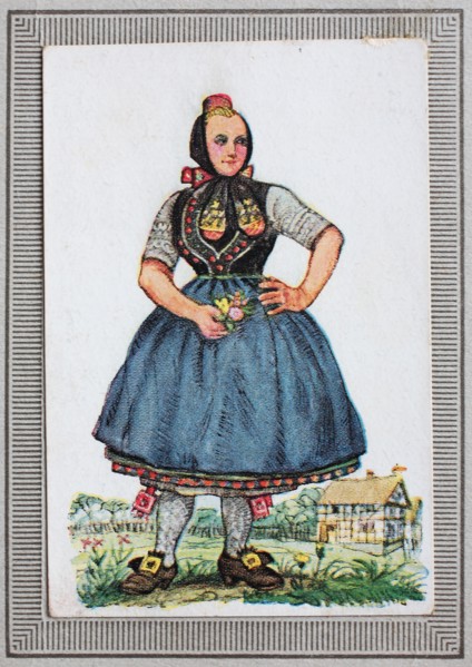 Traditional Costumes In Germany In The 19Th Century