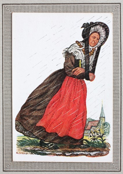 Traditional Costumes In Germany In The 19Th Century
