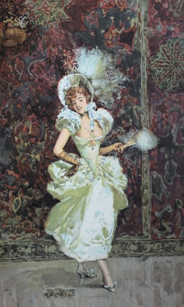 Elegant Woman In Dress
