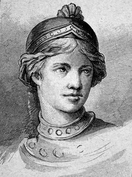 Byzantine Hair Style With Hood