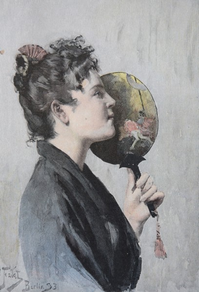 Woman In A Japanese Costume