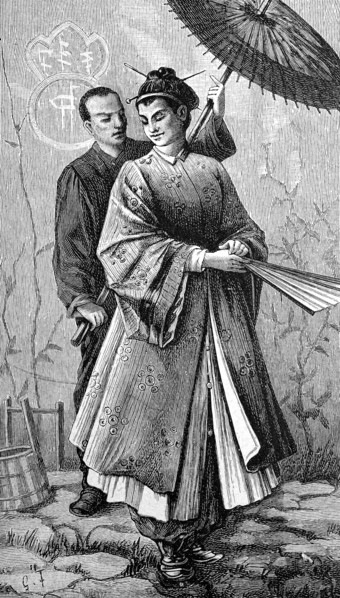 Noble Woman From China In The Middle Ages