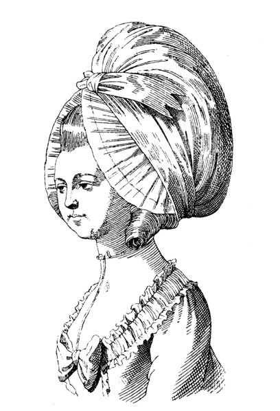 Head Of A Lady With A Dormeuse