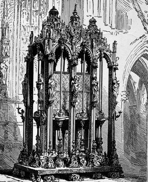 Shrine Of St. Sebaldus Containing His Relics In The Sebalduskirche At Nuremberg