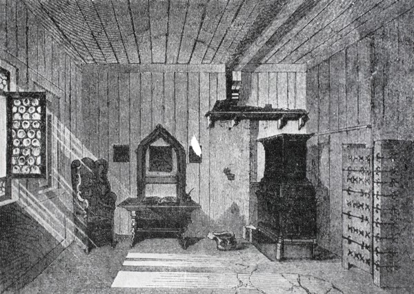 The Room Of Martin Luther At The Wartburg