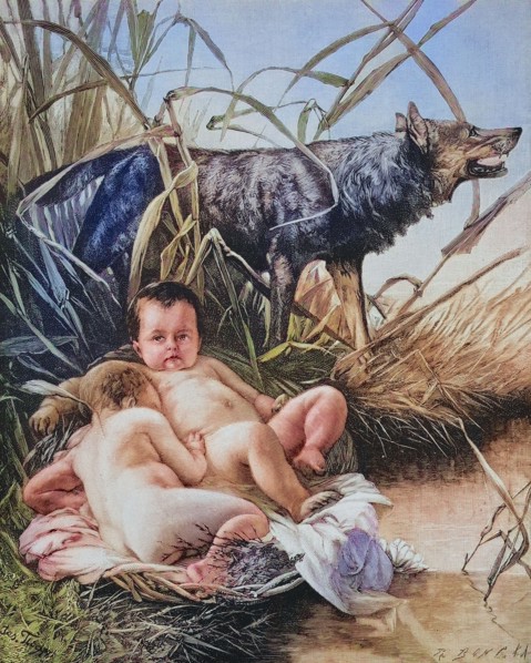 Romulus And Remus And The She-Wolf