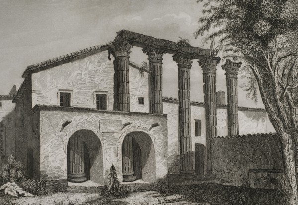 Ruins of the Temple of Diana.