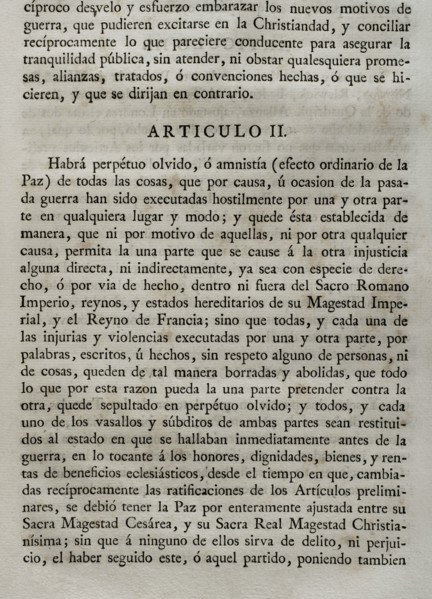 Accession by King Philip V of Spain to the Treaty of Vienna.