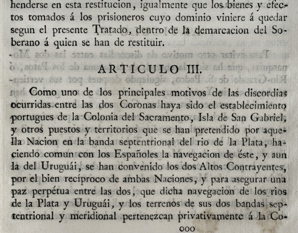 First Treaty of San Ildefonso.