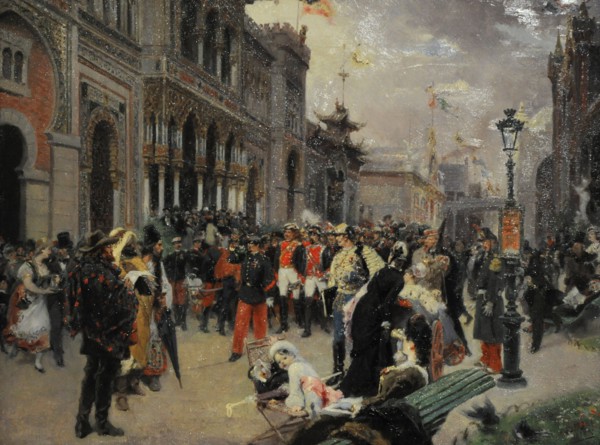 Spanish Pavilion at the World Fair in Paris.