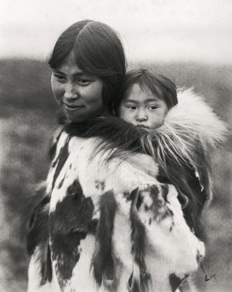 Eskimo Mother With Her Papoose