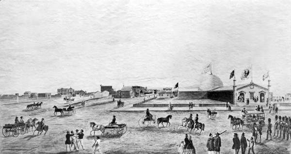 Downtown San Francisco In 1858