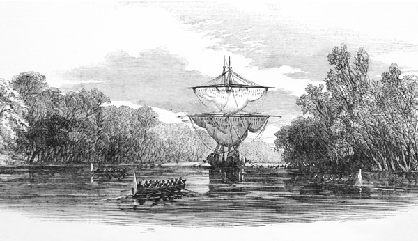 Capture of African Slaver by HMS Linnet in river Pongas.