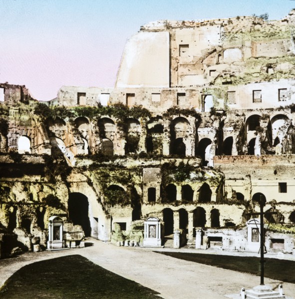 Interior Of Colossium Rome.