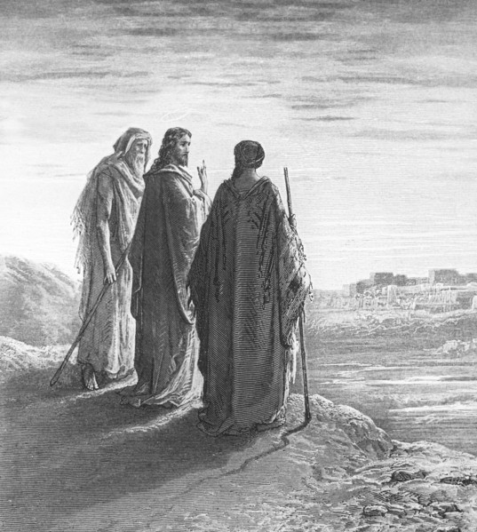 The Disciples On The Way To Emmaus.