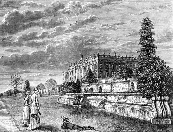 Chatsworth House From The South West.