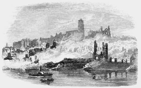 The Great Firs Of Newcastle, Remains At Gateshead The Site Of The Explosion.
