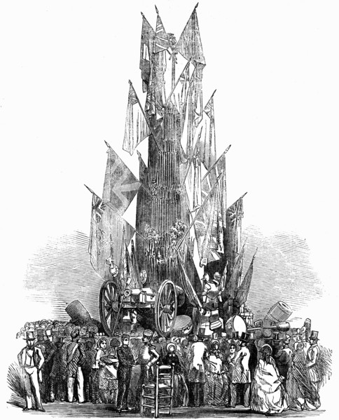 The grand military trophy at the Crystal Palace.