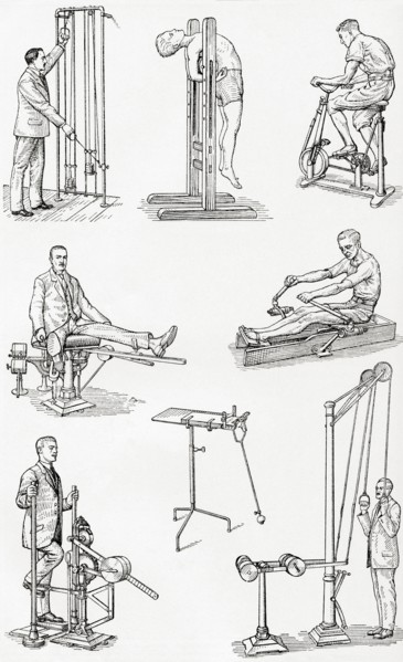 1920's excercise apparatus.