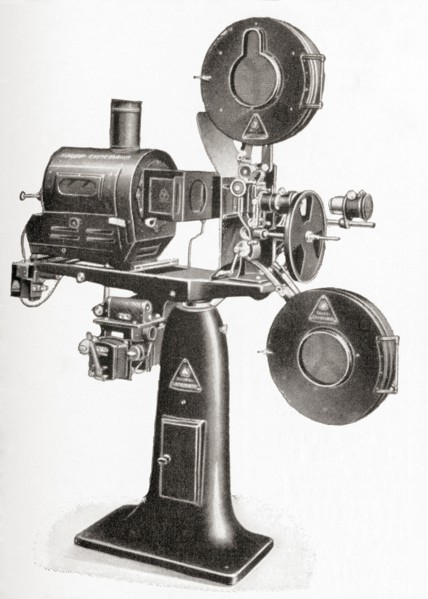 A Krupp-Ernemann Imperator, silent movie projector.