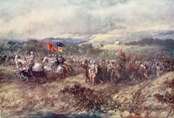 Crusaders on the march.