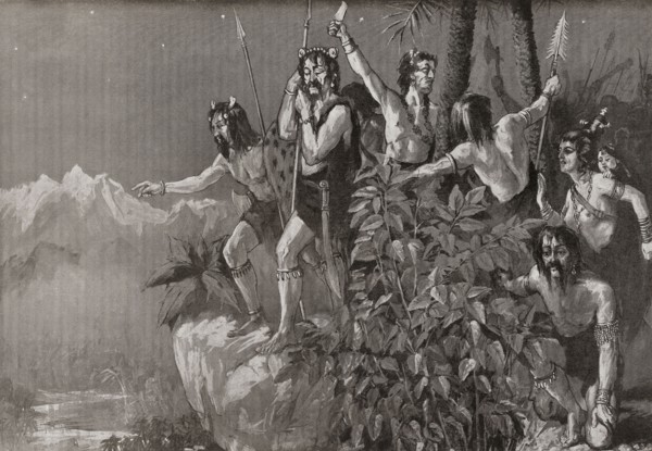 Aryans entering India.
