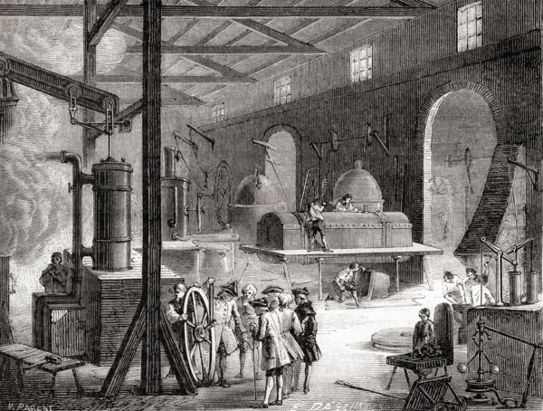 Boulton and Watt's steam engine factory at Soho, Handsworth, Birmingham.
