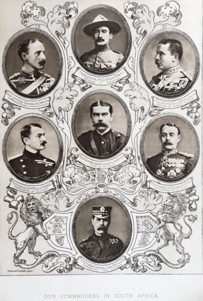 Lieutant General Ian Hamilton commanding mouinted infantry division.
