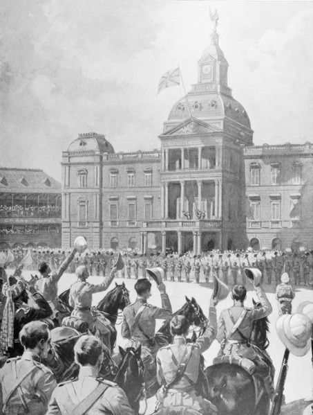 The occupation of Pretoria by the British Forces.