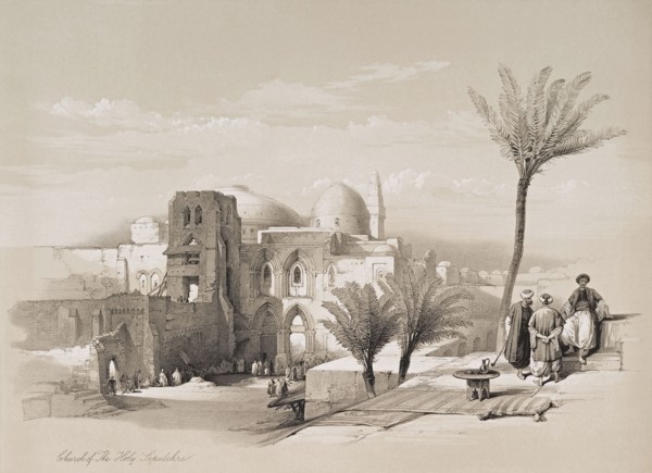 Exterior of the Holy Sepulchre.