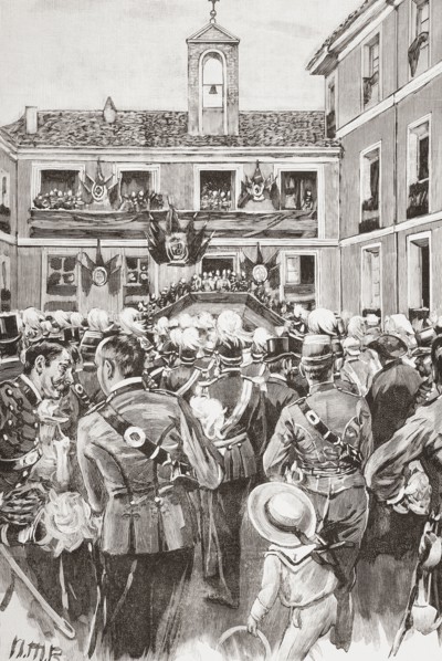 The inauguration of the Cavalry Academy.