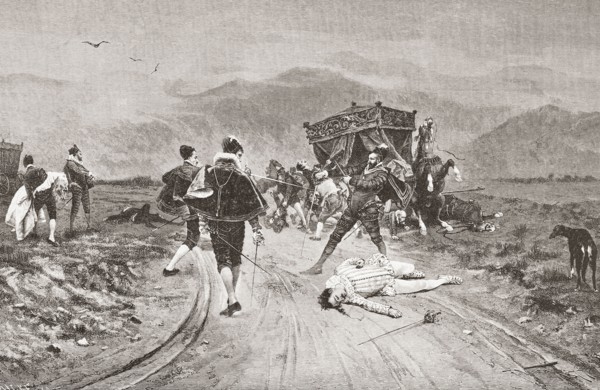 An attack on a coach.
