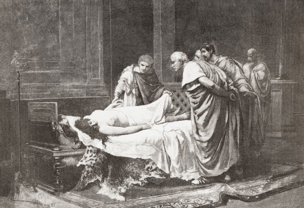 Nero before the body of his mother.