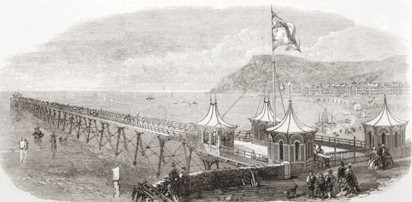 The new Royal Pier at Aberystwith.