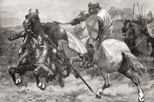 The death of Sir Henry de Bohun.