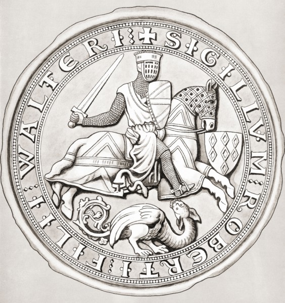 Seal of Robert Fitzwalter.