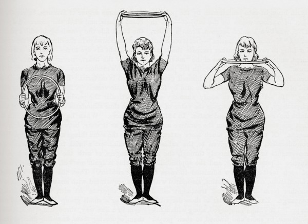 Hoop exercises.