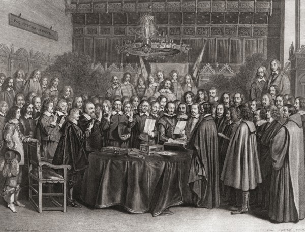 The Ratification of the Treaty of Munster.