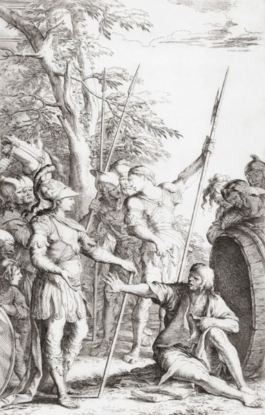 Alexander the Great visits Diogenes.